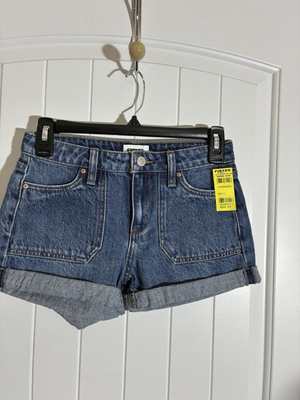 R S Q Denim Shorts Porkchop Size 12 Girls